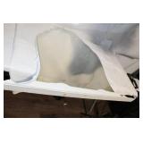 Antique Wood Frame Wall Mirror 40" x 35"