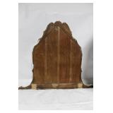 Antique Wood Frame Wall Mirror 40" x 35"