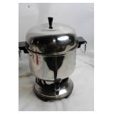 Stainless Steel Coffee Urn with Spigot and Removable Basket