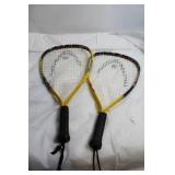 Pair of Head Titanium Technology Tennis Rackets