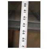 Metal Framed Glass Top Coffee Table