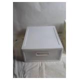 Set of Plastic Storage Drawers and Bins