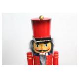Vintage Wooden Nutcracker Soldier Figurine 15 Inches Tall