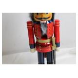 Vintage Wooden Nutcracker Soldier Figurine 15 Inches Tall