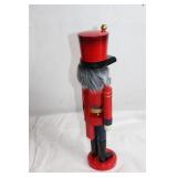 Vintage Wooden Nutcracker Soldier Figurine 15 Inches Tall