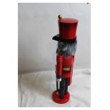 Vintage Wooden Nutcracker Soldier Figurine 15 Inches Tall