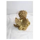 Gold-Tone Cherub Angel Figurine