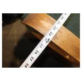 Vintage Wooden Rocking Chair with Green Upholstery