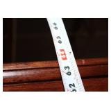 Sturdy Wooden Armoire with Shelves and Drawers