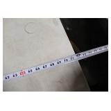 Used Lightweight Folding Plastic Table with Metal Legs