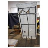 Used Lightweight Folding Plastic Table with Metal Legs