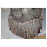 Large Hand-Carved Wooden Native American Statue