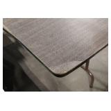 Large Folding Table with Wood Grain Finish