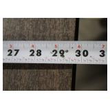 Large Folding Table with Wood Grain Finish