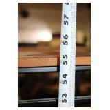 Metal and Wood Freestanding Shelving Unit