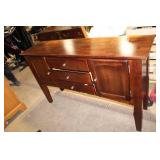 Wooden Sideboard with Storage Drawers and Cabinets