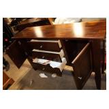 Wooden Sideboard with Storage Drawers and Cabinets