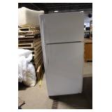 White Top-Freezer Refrigerator in Good Condition