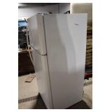 White Top-Freezer Refrigerator in Good Condition