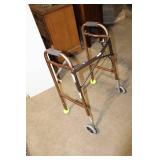Adjustable Folding Walker with Tennis Ball Glides