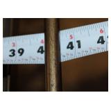 Vintage Metal and Glass Rolling Bar Cart with Shelves