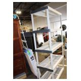 Set of 2 Large Heavy-Duty Plastic Shelving Units