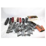 Lionel Model Train Set with Engines, Cars, and Track