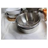 Mixed Assortment of Kitchenware Items including Bowls, Trays, and Pots