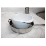 Mixed Assortment of Kitchenware Items including Bowls, Trays, and Pots