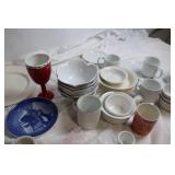 Collection of Assorted China and Ceramic Tableware