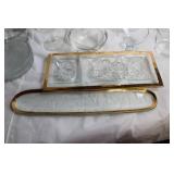 Lot of Assorted Vintage Glassware and Crystal Pieces