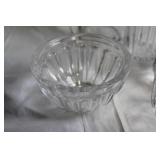 Assorted Crystal and Glassware Collection Including Vases, Bowls, and More