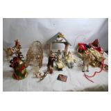 Collection of Christmas Nativity and Decorative Figurines