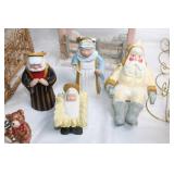 Collection of Christmas Nativity and Decorative Figurines