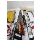 Assorted Hand Tools and Hardware Collection