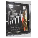 Framed Circle Gallery Art Poster with Autograph