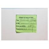 Framed Watercolor Painting: Boats - Inside the Quay, Cornwall by Charissa Cole