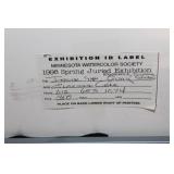 Framed Watercolor Painting: Boats - Inside the Quay, Cornwall by Charissa Cole