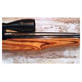 Ruger 10/22 .22LR Carbine Heavy-Barrel Competition Rifle with Beautiful Wood Thumb-Loop Stock Furniture and BSA Scope