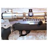 Magnum Research .22 WMR Heavy-barrel Competition Target Rifle with Hogue Stock and Nc Star Scope