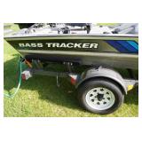 1995 Bass Tracker Tournament TX17 Fishing Boat with Trailer and 40HP Mercury Outboard
