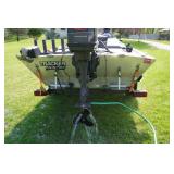 1995 Bass Tracker Tournament TX17 Fishing Boat with Trailer and 40HP Mercury Outboard