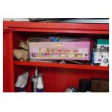 Metal Garage Cabinet with Contents