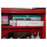 Metal Garage Cabinet with Contents