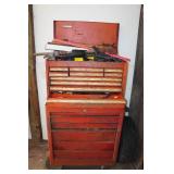 Rolling Tool Chest with Assorted Tools