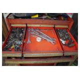 Rolling Tool Chest with Assorted Tools