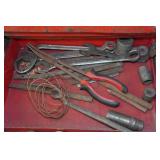 Rolling Tool Chest with Assorted Tools