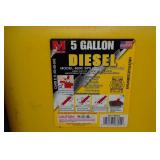 *3* Fuel Cans and Funnel - 5-Gallon Diesel, 2-Gallon Gas