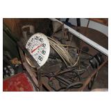 Large Assortment - Tools, Saw Horses, Golf Clubs