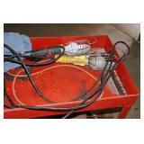 Metal Rolling Cart with Contents